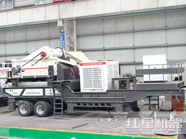 流動式鵝卵石打石子機(jī)