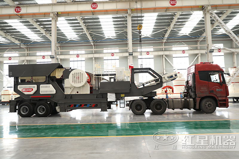 移動粉絲機(jī)配置鄂破，搭載車頭直接行走