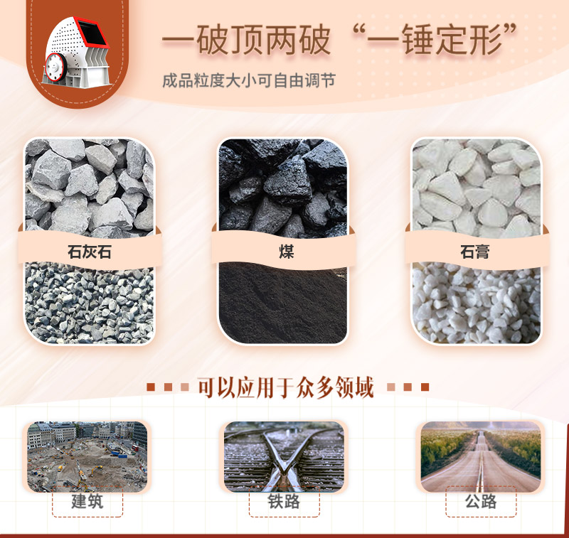 應用廣泛的重錘式破碎機 應用廣泛的重錘式破碎機