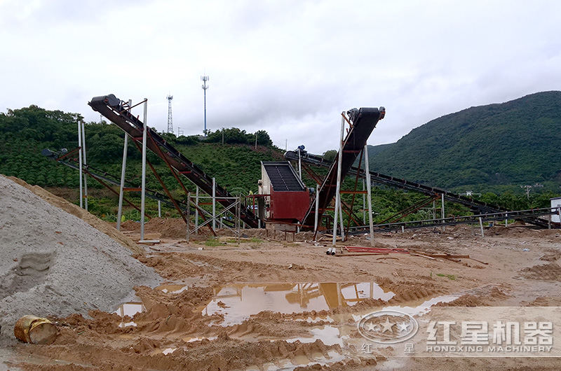 青石石子破碎生產線 青石石子破碎生產線