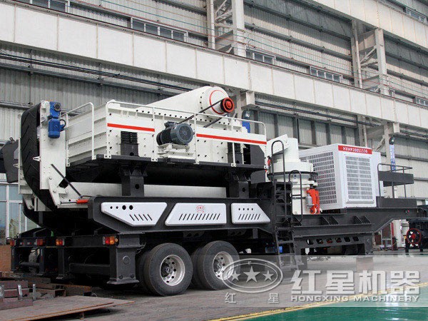 安裝圓錐破碎機的小型移動石子破碎機 安裝圓錐破碎機的小型移動石子破碎機
