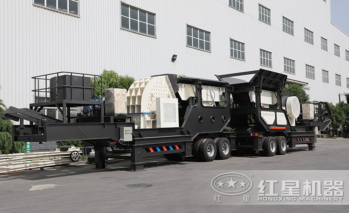 移動、碎石兼顧二合一破碎機——移動式重錘破