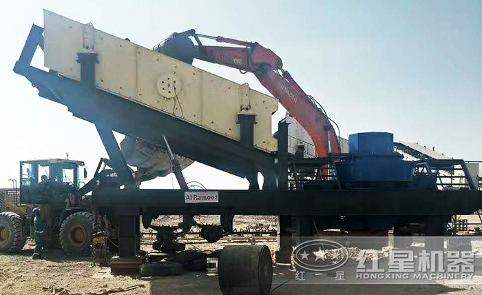 移動(dòng)碎石機(jī)——配制砂機(jī) 移動(dòng)碎石機(jī)——配制砂機(jī)