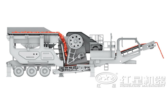 移動破碎站一體化作業(yè)方式 移動破碎站一體化作業(yè)方式