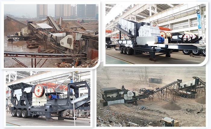 紅星移動磚渣粉碎機現(xiàn)場 紅星移動磚渣粉碎機現(xiàn)場