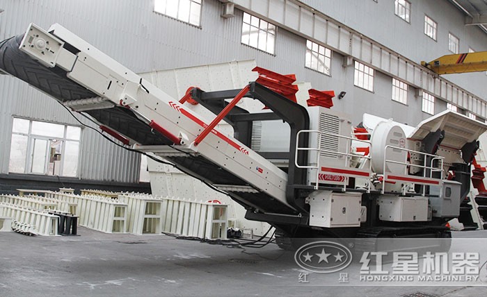 履帶式河卵石打石機 履帶式河卵石打石機