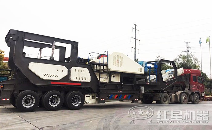 輪胎式河卵石打石機 輪胎式河卵石打石機