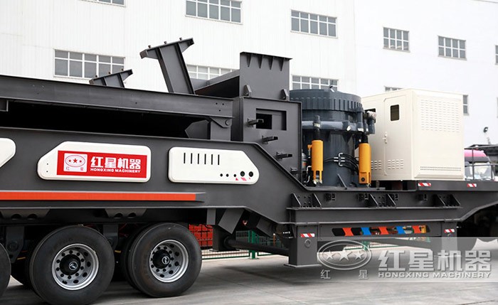 車載輪胎移動(dòng)石料粉碎機(jī) 車載輪胎移動(dòng)石料粉碎機(jī)