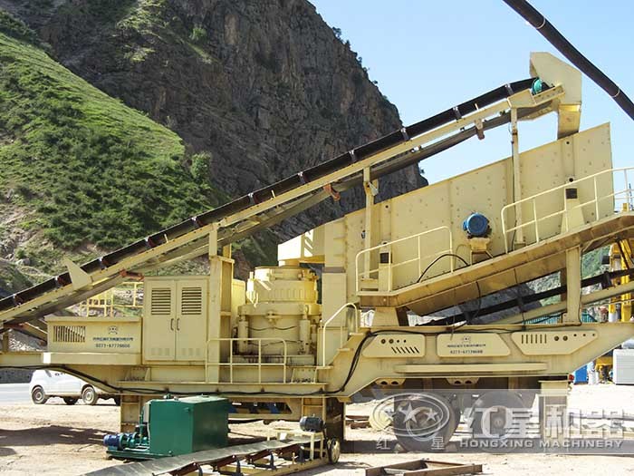 紅星綠色移動(dòng)圓錐破碎站現(xiàn)場(chǎng) 紅星綠色移動(dòng)圓錐破碎站現(xiàn)場(chǎng)