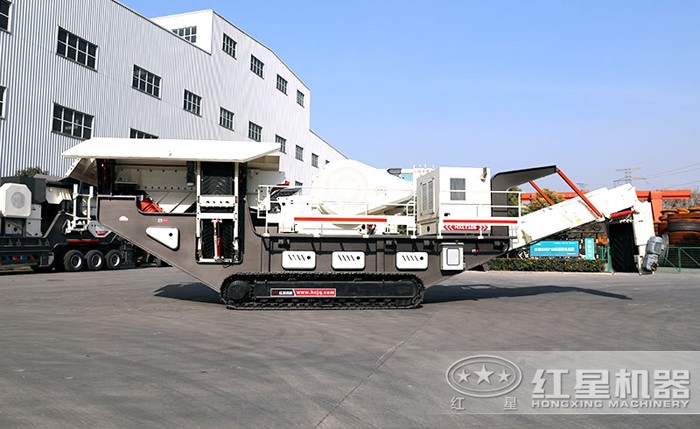 履帶式流動石頭破碎機 履帶式流動石頭破碎機