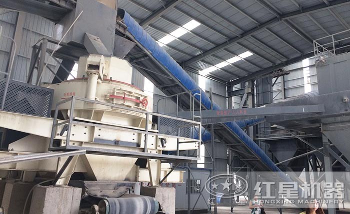 VSIA7沖擊式制砂整形機(jī)施工現(xiàn)場(chǎng)圖