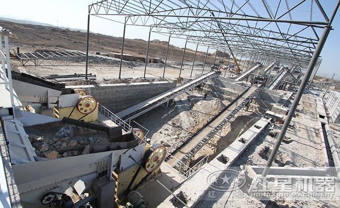 機(jī)制砂破碎生產(chǎn)線現(xiàn)場 機(jī)制砂破碎生產(chǎn)線現(xiàn)場