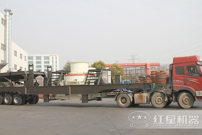 移動(dòng)式建筑垃圾制沙機(jī)發(fā)貨