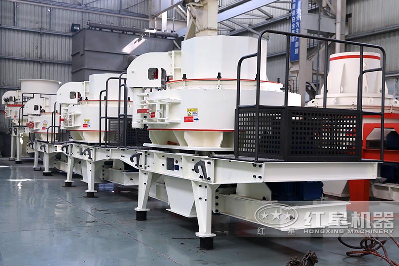 小型立軸制砂機(jī)車(chē)間