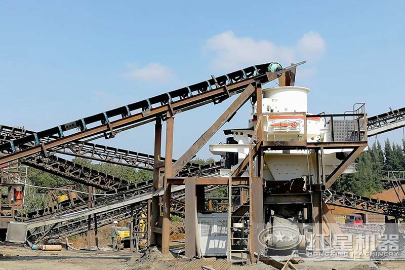 時產(chǎn)300噸噸全套破石子機客戶現(xiàn)場，可參觀