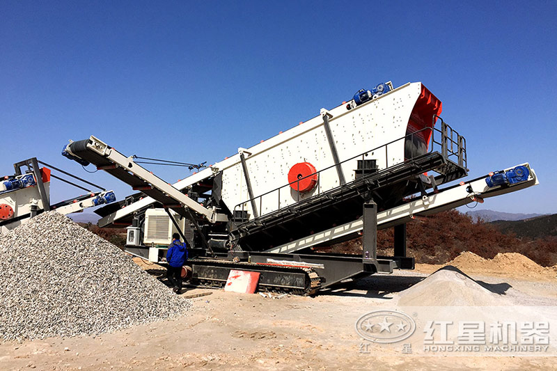 全自動(dòng)制砂機(jī)現(xiàn)場