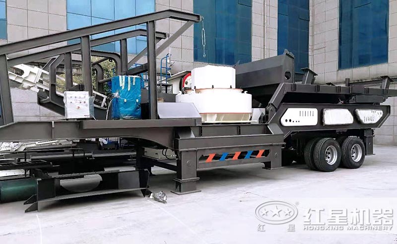 移動式制砂機(jī)有輪胎方便移動