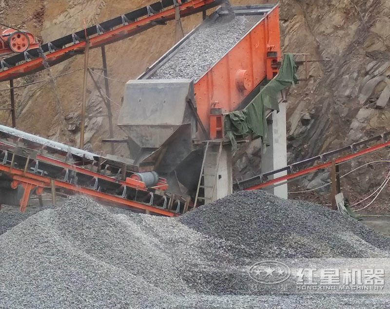 碎石生產(chǎn)線生產(chǎn)機制砂現(xiàn)場
