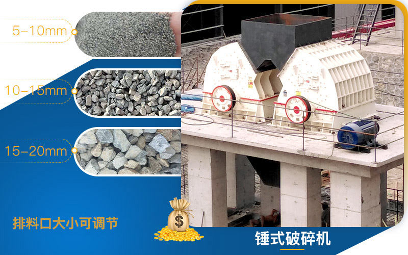 錘破可自成一條生產(chǎn)線，減輕投資成本