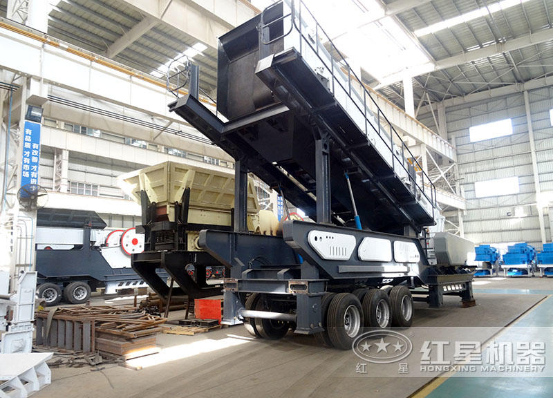 紅星移動式破碎機加工車間，預(yù)約即可考察