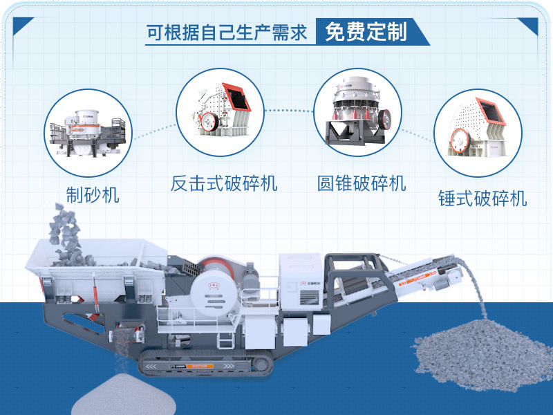 車載碎石機配置方案多種多樣，可按需定制