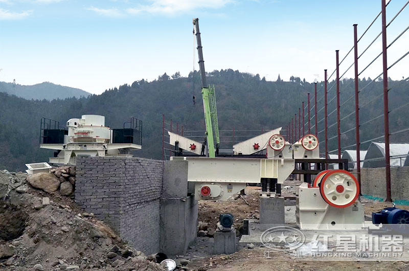 VSI立軸沖擊式制砂機(jī)現(xiàn)場(chǎng)