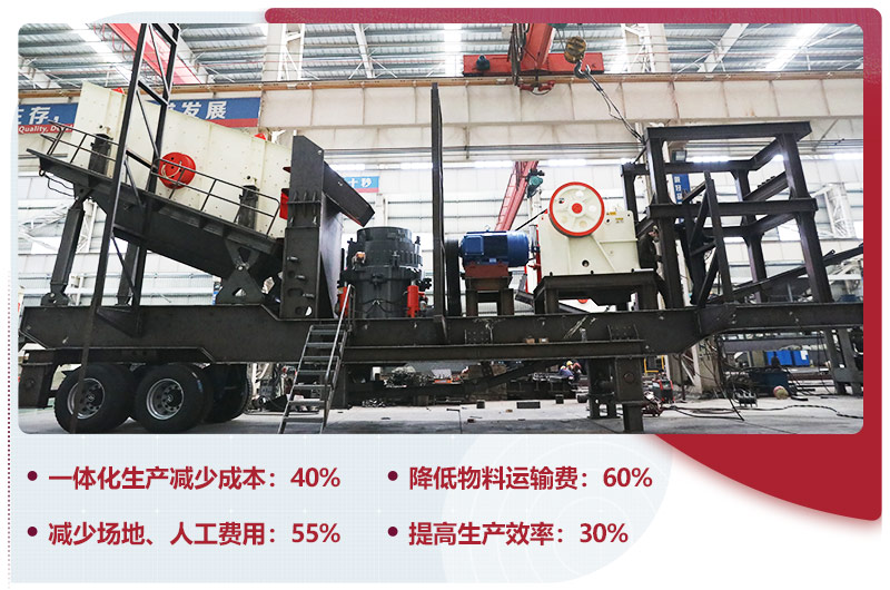 移動式石子破碎機一體化生產，智能更安全