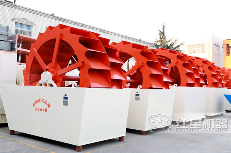 輪斗式洗砂機(jī)，洗凈度高達(dá)99%