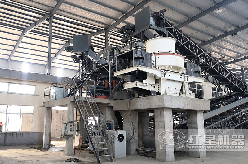紅星制砂機(jī)現(xiàn)場(chǎng)